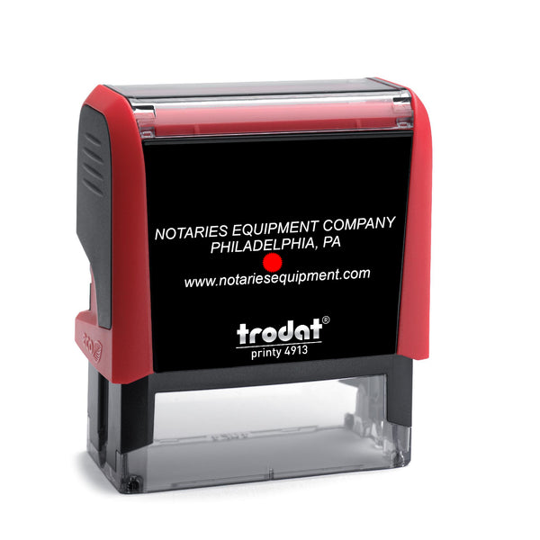 Replacement Pad for Trodat 4927 Self Inking Stamp - Red Ink Color